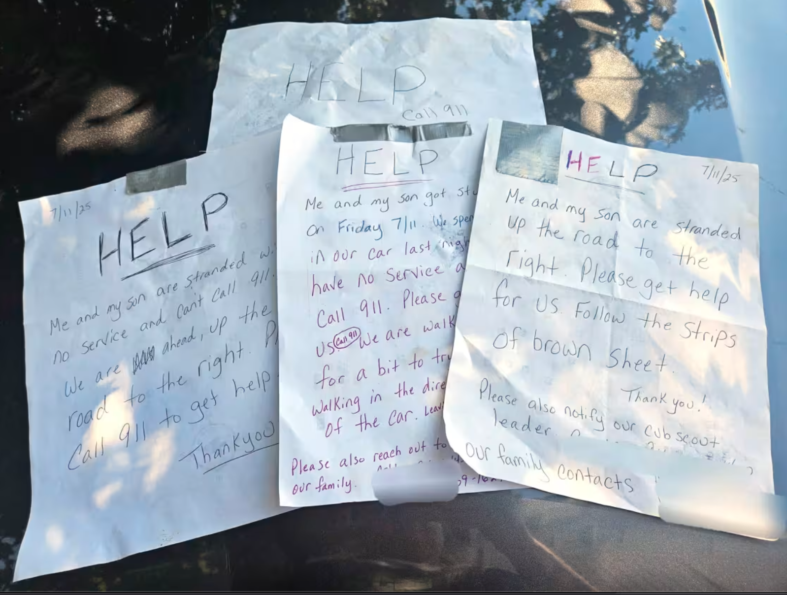 Mom Thought They Might Die After GPS Error — Her Notes Saved Them
