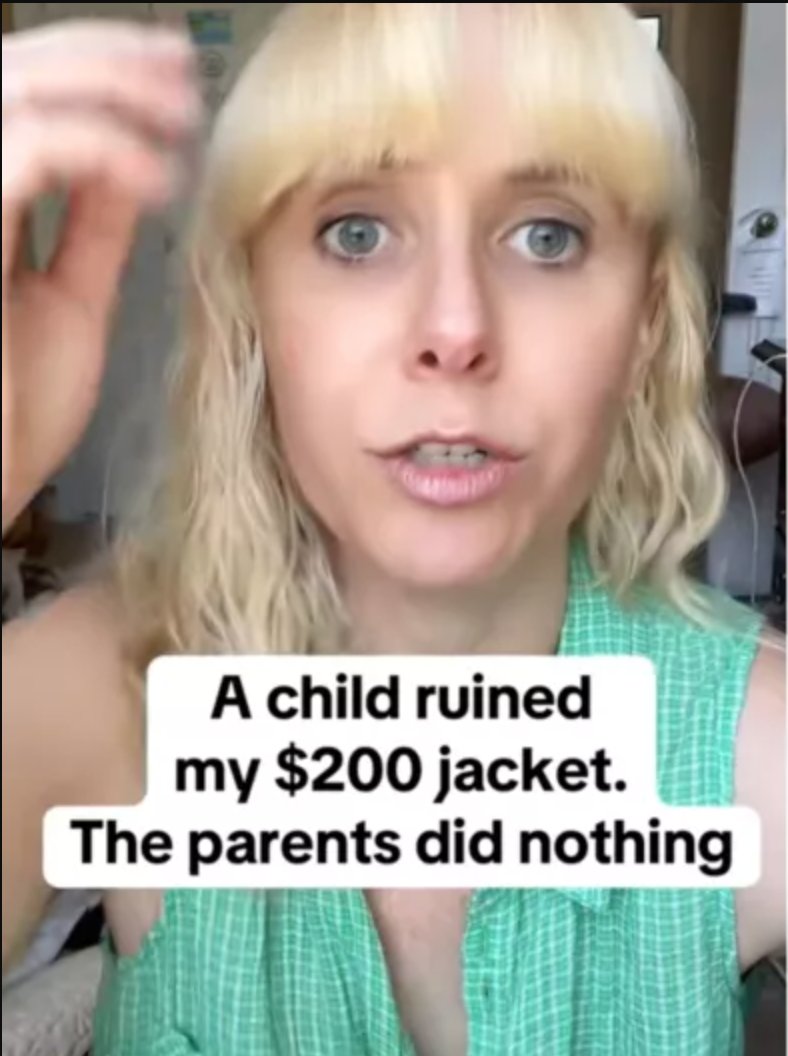 Mom Says Nothing After Kids Wreck Childless Millennial’s $200 Jacket
