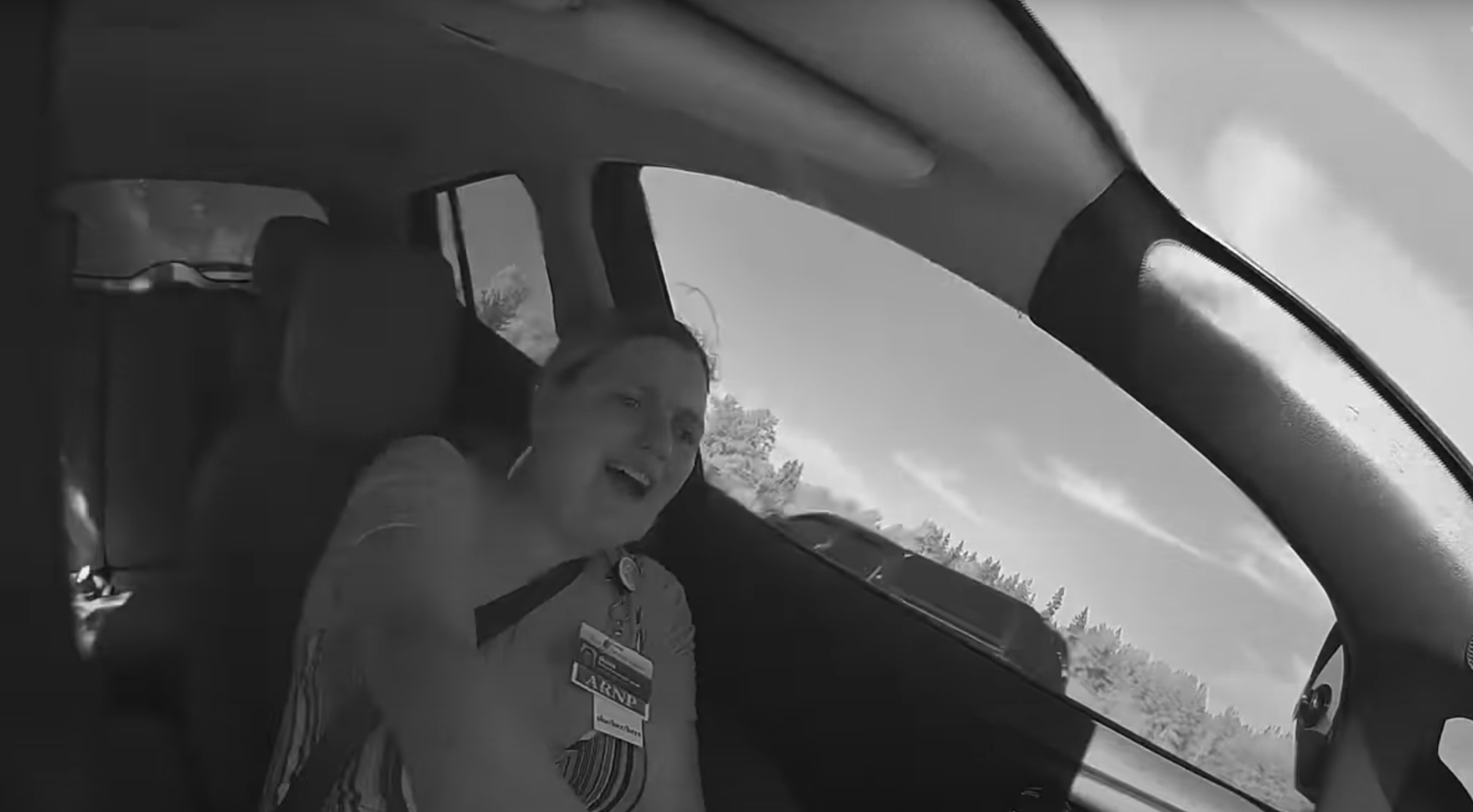 Dashcam Catches Woman Wrecking Rental While Texting