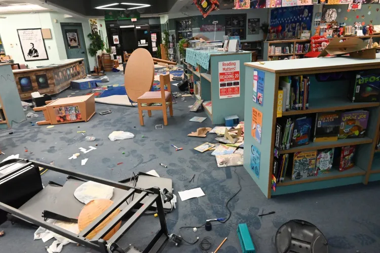 Florida Boys Trash School Library, Moms Turn Them In