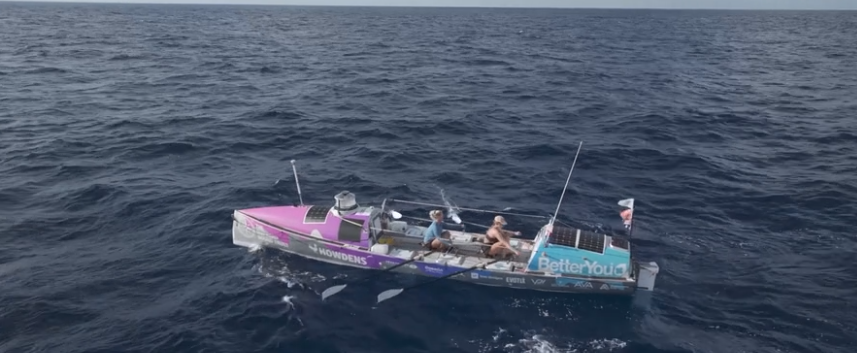 Two British Women Finish 8,000-Mile Row Across Pacific for Charity