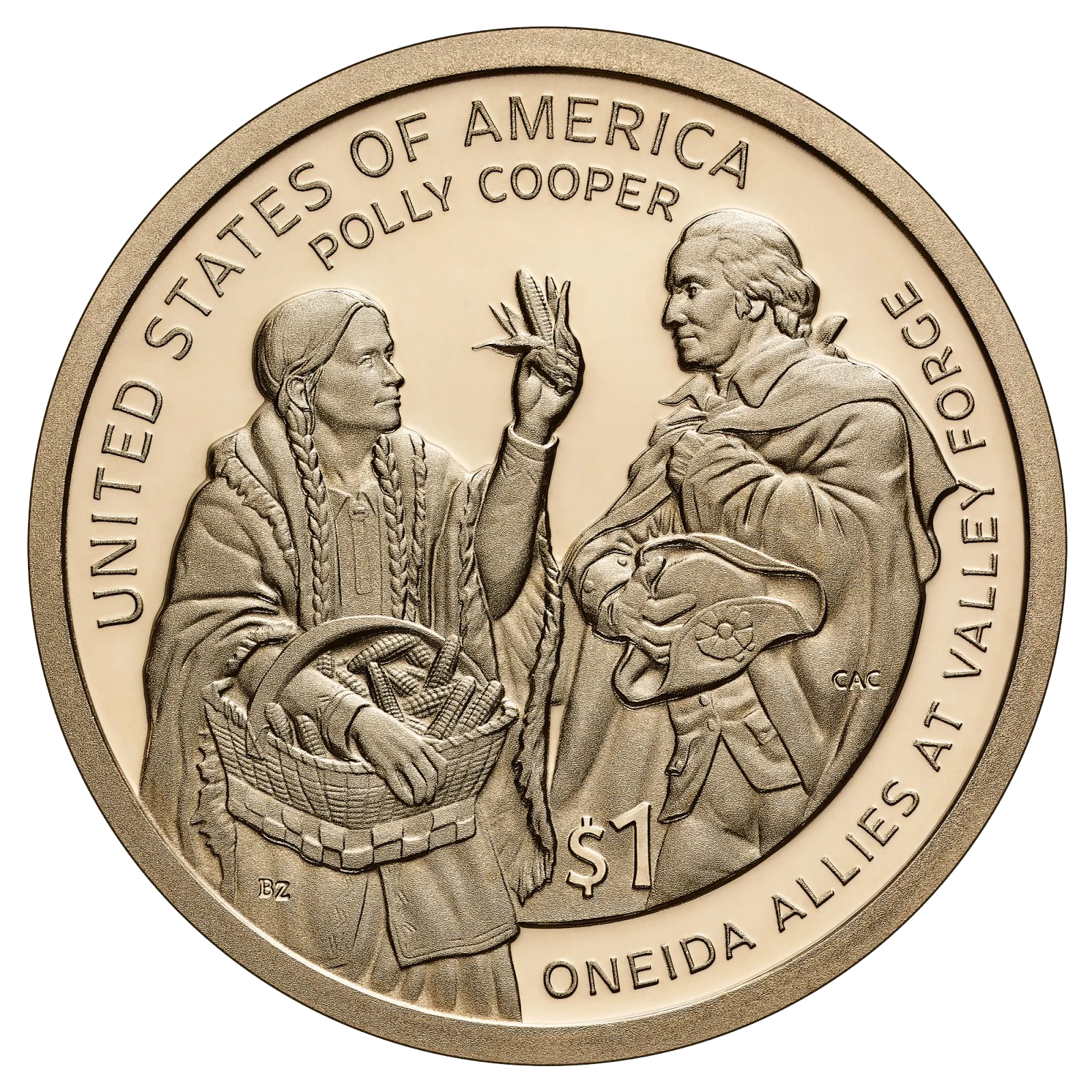 ‘America’s First Ally’: Polly Cooper Joins Sacagawea on $1 Coin