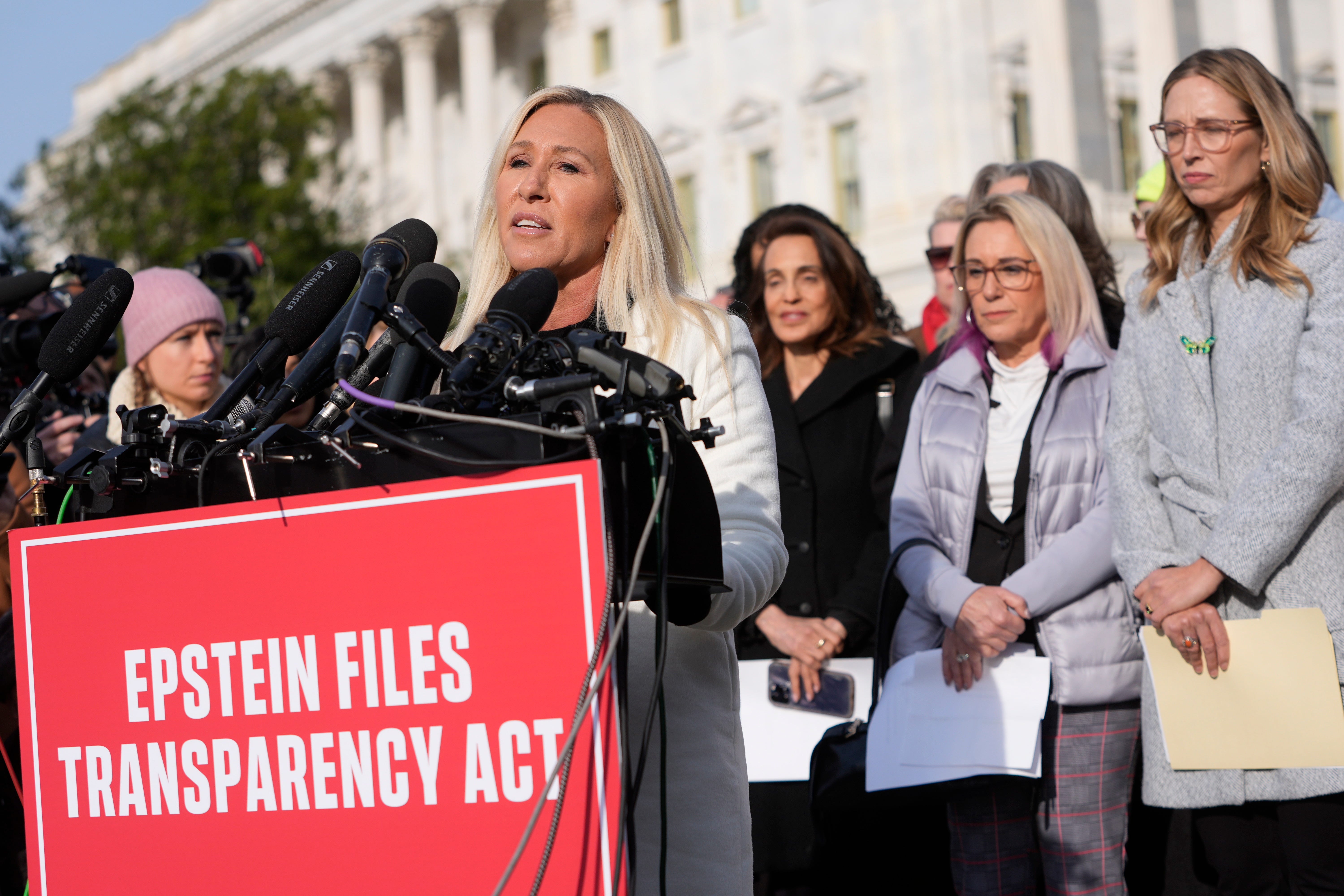 “Friends Will Get Hurt”: MTG Claims Trump Said on Epstein Files