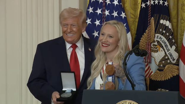 Female Olympian Honors Trump for ‘Standing Up for Women’